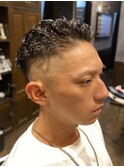 宮城リョータ風スキンフェードパーマ