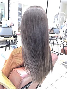 クアトログランシュ ひたちなか店(QUATRO×GranCieux) 1ブリーチ×ナチュラルグレージュ