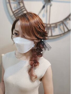 ヘアセットサロン ミント(Hair set salon MINT) サイドアップスタイル