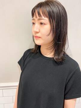 フェンヘアーアイス 中目黒(Fen.hair ici) ミディアムヘア　前髪　大人かわいい