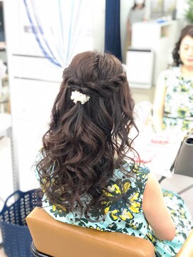 ラエラ 五反田店(laera) ハーフアップアレンジ