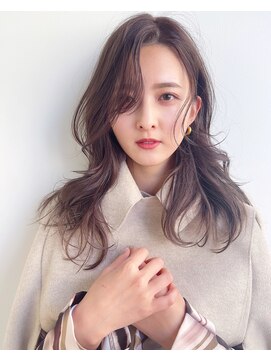 ジゼル(GiseL) かきあげバング♪　韓国風ワンホンヘア　レイヤーカット