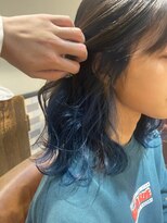 ネオリーブ ジューク 日吉店(Neolive JuQ)&nbsp;インナーカラー☆透明感ブルーアッシュ