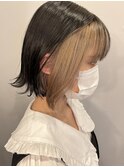 フェイスフレーミング×ミルクティーベージュ