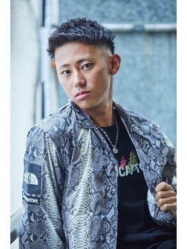 クレスト 近江八幡店(CREST) マッシュツーブロックメンズパーママッシュウルフメンズカット