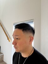 ニコ ヘアリラクゼーション(Nico hair relaxation) フェードメンズカット黒髪暗髪短髪20代30代40代刈り上げ