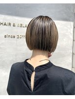 リコ ヘアアンドリラクゼーション(LICO HAIR&RELAXATION) LICO ミニボブ 切りっぱなし アンブレラカラー
