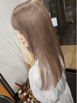 シャムオーツー 国分寺(CHAM:O2) ミルクティーベージュ/ブリーチ/イルミナカラー/透明感カラー