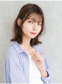 外ハネ＊ミディアムボブ