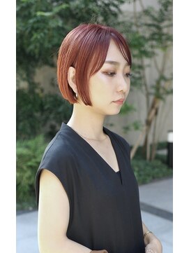 リブロ(liblo) ミニボブ × オレンジベージュ【liblo】