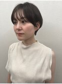 丸みショートヘア