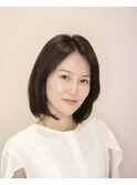 大人のひし形ミディアムボブ