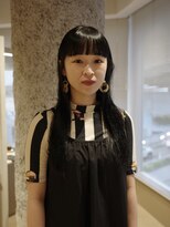 ネロ フタコタマガワ(NERO FUTAKOTAMAGAWA)&nbsp;【加藤青空】ロングスタイル × ネイビーカラー