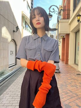 ロジッタ(ROJITHA) 【ROJITHA表参道原宿】チョコブラウン×外ハネボブ