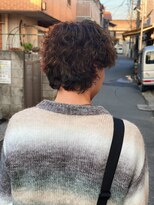 スウェル 船橋店(Swell)&nbsp;ハイライト/マッシュパーマ/ウルフ/アッシュブラック