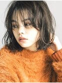 くびれヘア/顔周り/韓国/ボブ/レイヤーカット/前髪/カラー/横浜