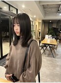 20代30代40代髪質改善ブルーブラック透け感レイヤー
