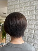 国立*ショートボブ×60代