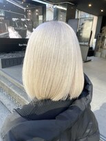 スイ 松戸(SUI)&nbsp;金髪ボブ♪【松戸/柏/ブリーチ/ハイトーン】