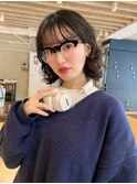 ボブパーマプードルパーマ　ウェーブミディアム