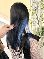 メロウ&nbsp;インナーブルーandツヤ美ブラック　イヤリングカラー