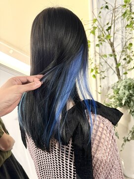 メロウ インナーブルーandツヤ美ブラック　イヤリングカラー