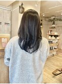 ダークカラー×レイヤーカット