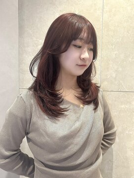 リアン バイ キートス(Lien by kiitos) ハッシュカット×チェリーレッド