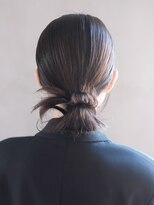 おくれ毛顔周りレイヤーロング美髪韓国ヘア_ba491963
