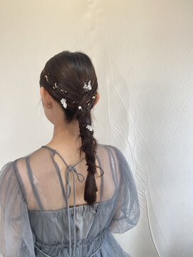 ジュリア(Giulia) あみ下ろし 結婚式ヘアセット