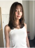 レイヤーカット/六甲道/六甲/透明感/小顔