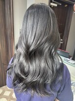 ジルバイジゼル(JILL by GiseL)&nbsp;ロング ケアブリーチ 顔周り ブルーブラック 10代20代