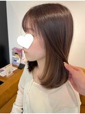 【森】インナーカラー×ミルクティーベージュ
