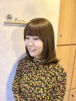 ブルーメ(Blume...) ロブ/ミディアムスタイル/ブラウンベージュ