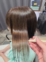 テーラヘアー 土気あすみが丘店(TELA HAIR)&nbsp;縮毛矯正×ハニーベージュ