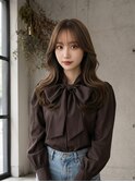 韓国風くびれウェーブロング