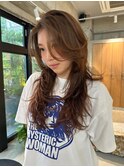 ロングレイヤーカット×バタフライレイヤー