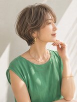 アッシュ 学芸大学店(Ash) ショートボブ/大人女性/グレーアッシュ/白髪ぼかし/脱白髪染め