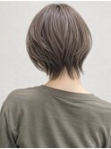 【HEY 松本】ショートウルフ×アッシュベージュ