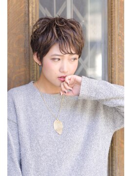 スタジオ 渋谷 原宿(Stujio) シルエット抜.群のウエットカールショート☆