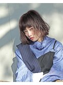 透けるまとまる柔らか肩上ボブ