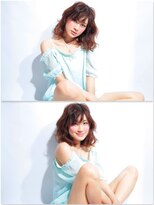 エイミーバイアフロートザガーデン 浦和店(amie by afloat the garden)&nbsp;大人可愛いリラクシーミディアム×シースルーバング◎