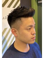 バーバーバー ナカノ(BARBER BAR NAKANO)&nbsp;20代メンズ　ジェットモヒカンフェードスタイル