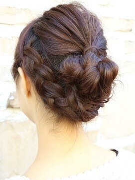 ヘアメイク フレンシア(hair make flencia) カジュアル可愛い編み込みスタイル