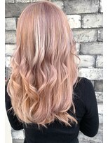 ラヴィエール(LAVIERE by R-EVOLUT)&nbsp;ツヤ髪、ピンクで作るシアミルクティー　髪質改善　店長　柿本