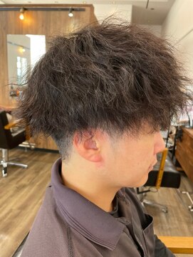 フラッグヘア 新宮店(Flag HAIR) 【メンズ】ツイストスパイラルパーマ/ツーブロック/メンズパーマ