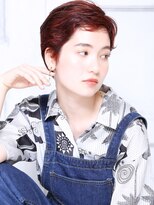 クラッチ 名古屋(CLUTCH)&nbsp;大人可愛い小顔美髪ツヤ髪くせ毛ショートチェリーブラウンA1