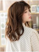 透けバングくせ毛風ふわふわエアリーミディa上尾20代30代40代