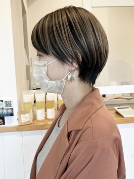 ミュール(mule) ショート/アンブレラカラー/ブリーチ1回目安