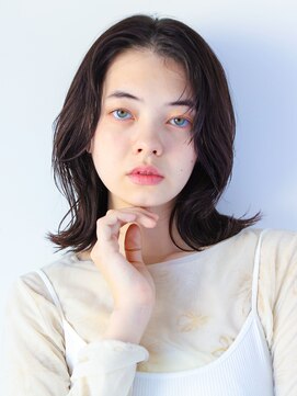 ヘアサロンガリカアオヤマ(hair salon Gallica aoyama) 【丸山日向】大人の雰囲気くびれミディアム/地毛風カラー